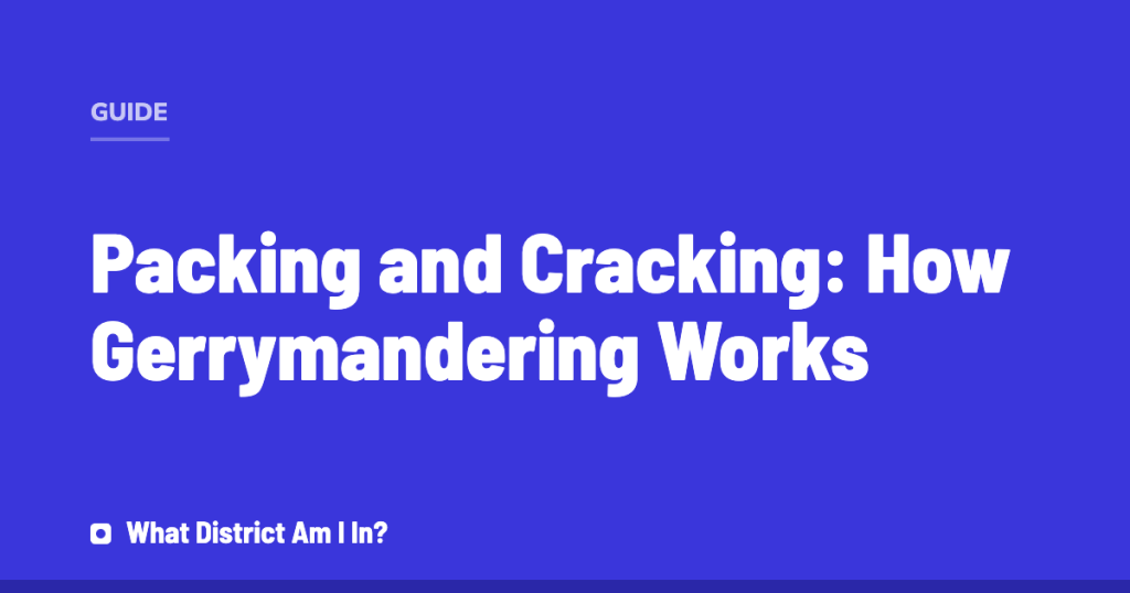 Packing and Cracking: How Gerrymandering Works